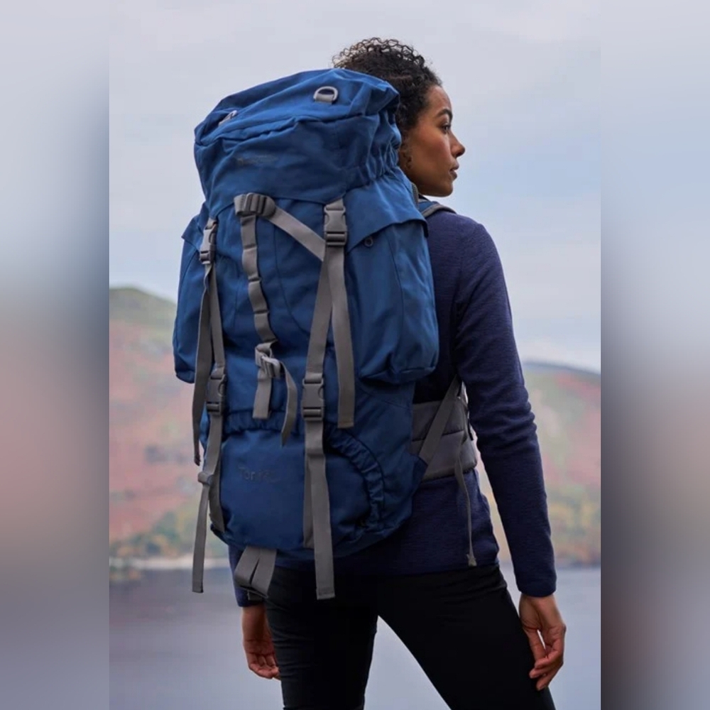 Mountain Warehouse Tor 65L Backpack, Dark Blue